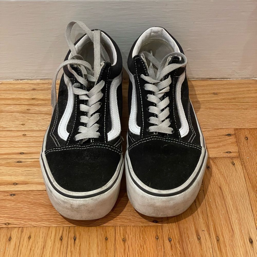 Vans Black and White Old Skool Sneakers